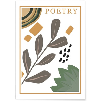 Affiche 'Poetry' L'AFFICHERIE