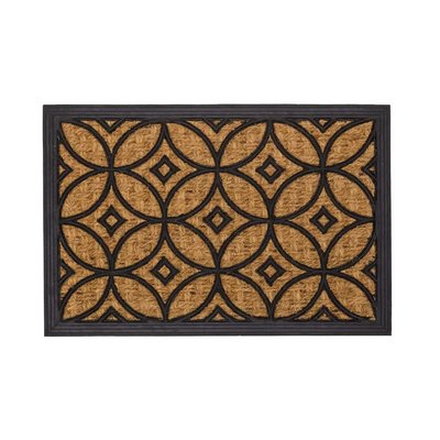Paillasson en Caoutchouc et Coco Panama - 60x40cm WADIGA