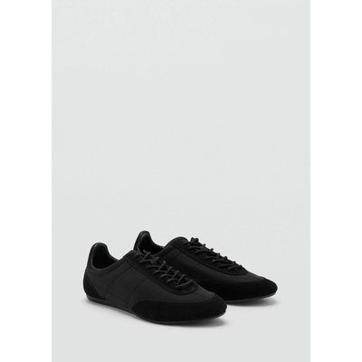 Tennis combinées cuir daim MANGO