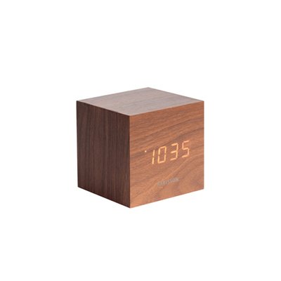 Réveil Mini Cube en bois KARLSSON