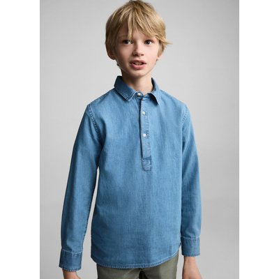 Chemise en jean col polo MANGO KIDS