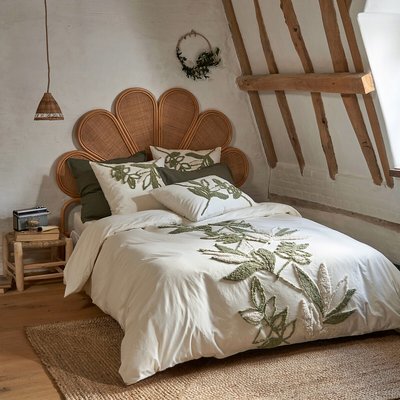 Piana Tufted Botanical 100% Cotton Duvet Cover LA REDOUTE INTERIEURS