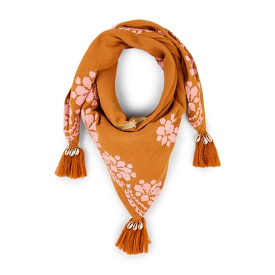 Foulard medium avec broderies OCAMPO WILD