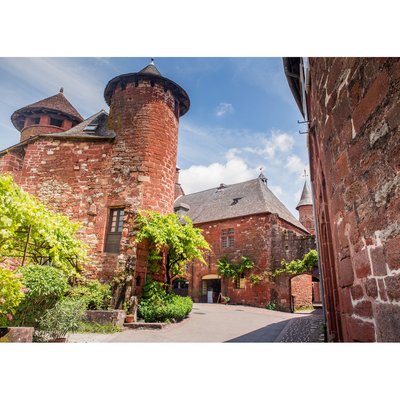 Tableau Mural Collonges Corrèze ARCHITECTURE CEANOTHE
