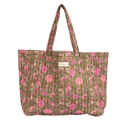 Sac cabas en coton matelassé BINDI ATELIER