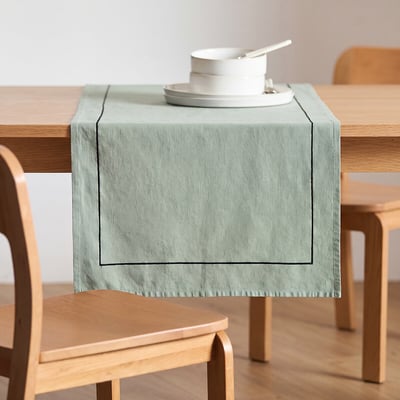 Métis Bourdon Linen & Washed Cotton Table Runner LA REDOUTE INTERIEURS