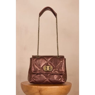 Sac en cuir matelassé GABY M BIS Maison 123