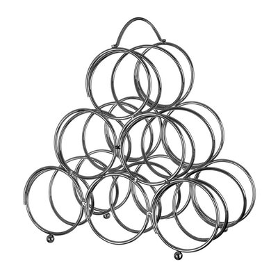 6-Bottle Wine Rack in Chrome SO'HOME
