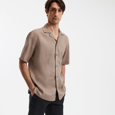 Camisa direita, em linho LA REDOUTE COLLECTIONS