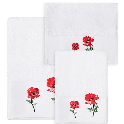 Ensemble de bain brodé 3 pièces AURORE SENSEI MAISON