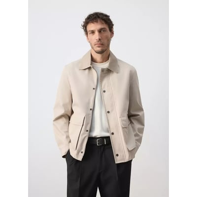 Veste imperméable à poches MANGO MAN