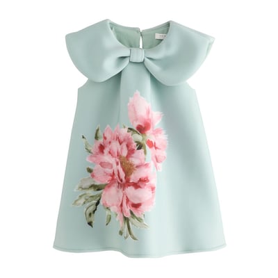 Robe sans manches en néoprène col à strass NEXT