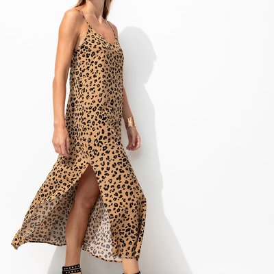 Robe longue léopard PROMOD