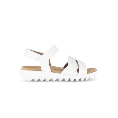 Sandales en cuir à talon compensé GABOR