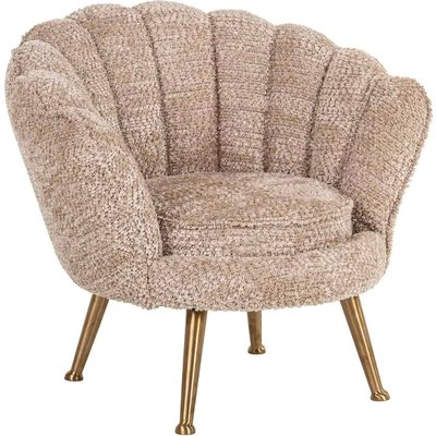fauteuil lounge enfant  pieds dorés design doux RECOLLECTION
