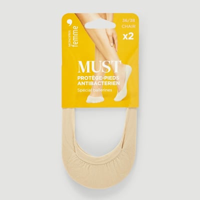 Lot de 2 protège-pieds MONOPRIX