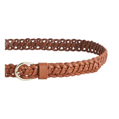 Ceinture tressée en cuir CYRILLUS