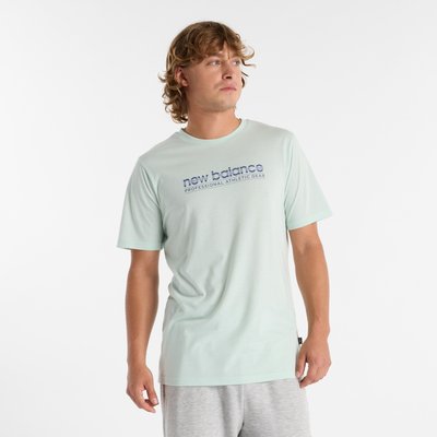 Heathertech Athletic Gear T-Shirt T-shirt col rond manches courtes. NEW BALANCE