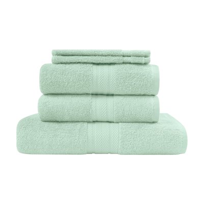 Ensemble de bain 5 pièces (1 drap de bain + 2 serviettes de toilette + 2 gants) LUXURY SENSEI MAISON