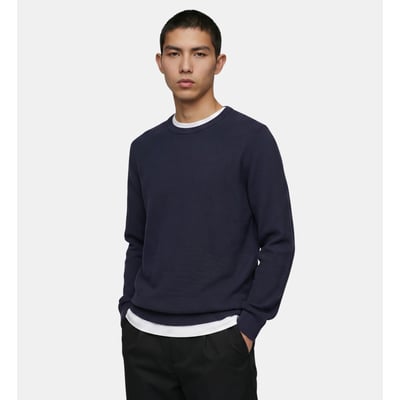 Pull droit uni tonron nid d'abeille coton bio GALERIES LAFAYETTE