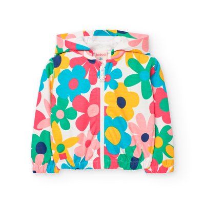 Veste en molleton fleurs BOBOLI
