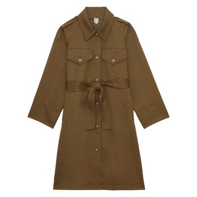 Trench Vera en coton kaki INES DE LA FRESSANGE PARIS