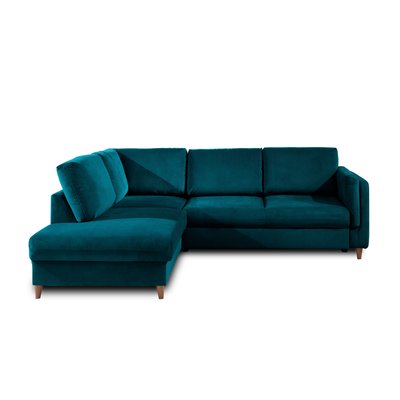 Canapé d'Angle Convertible en Velours 5 places - BROOKE LISA DESIGN
