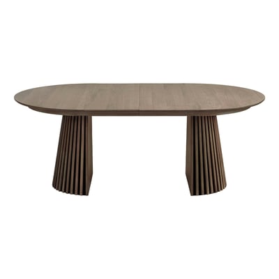 Table ovale en chêne extensible 8/12 places AMSTERDAM PIER IMPORT
