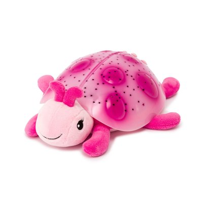 Peluche veilleuse bébé projection plafond Twilight Coccinelle Rose CLOUD B