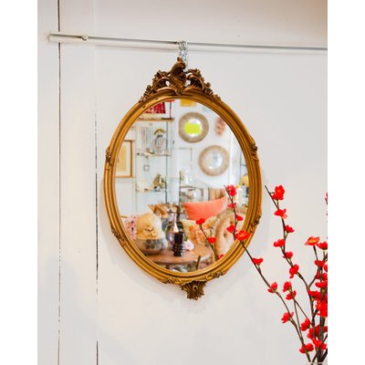 Miroir en bois sculpté Georges N°1201 - Bon état DEBONGOUT