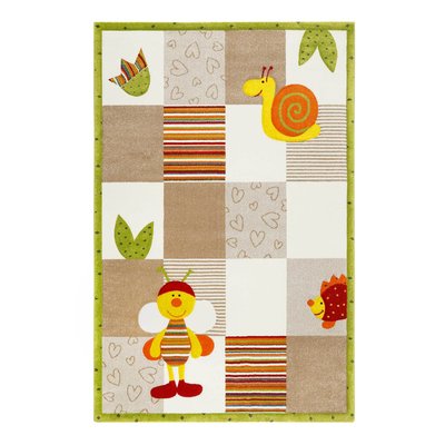 Tapis enfant motif abeille escargot , BEE 2.0 ESPRIT