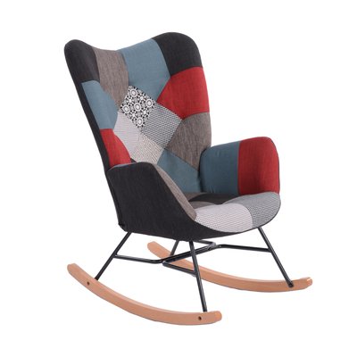 Fauteuil à bascule rocking chair scandinave,FUNKEL MEUBLES COSY