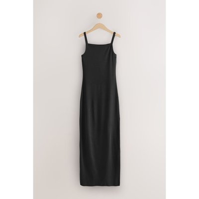 Robe longue côtelée à bretelles NEXT