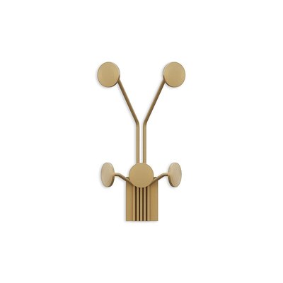 Porte manteaux mural en métal doré - GIRAFFE CALICOSY