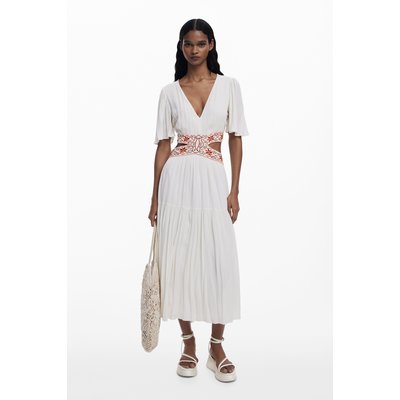 Desigual - Robe découpée brodée DESIGUAL