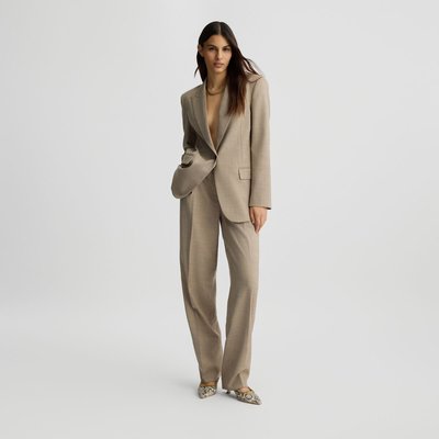 Pantalon à taille haute beige LIU JO