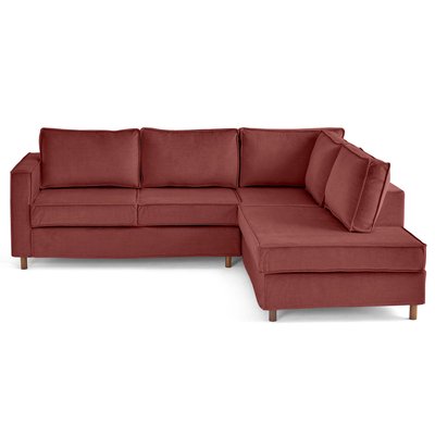 Canapé d'Angle droit en Velours 5 places - JAKE LISA DESIGN