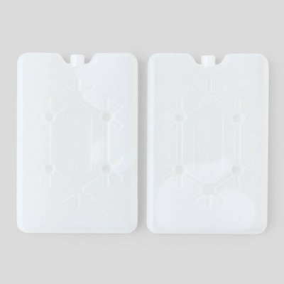 2 blocs réfrigérant, 200ml,16x10x2cm,plastique PE MONOPRIX