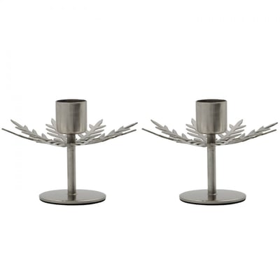 Lot de 2 bougeoirs Snowflake HOUSE DOCTOR