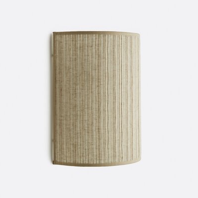 Aplique de lino plisado Al. 25 cm, Jakoma LA REDOUTE INTERIEURS
