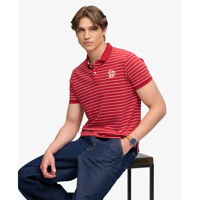 Polo en jersey à rayures Vintage SUPERDRY