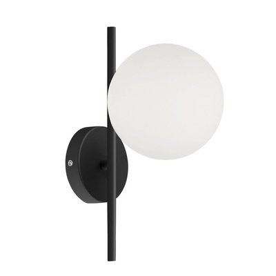 Applique Globe 1 Tige Métal Noir Roxanne MILLUMINE