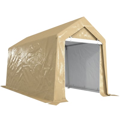 Tente de rangement pour le jardin PE Beige OUTSUNNY