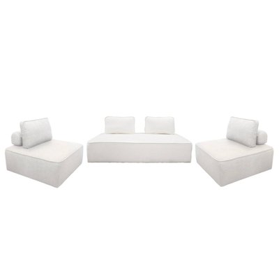 Ensemble chauffeuses pour canapé modulable 4 places bouclette BAO SWEEEK