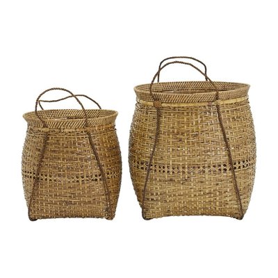 Lot de 2 paniers Kuta HOUSE DOCTOR