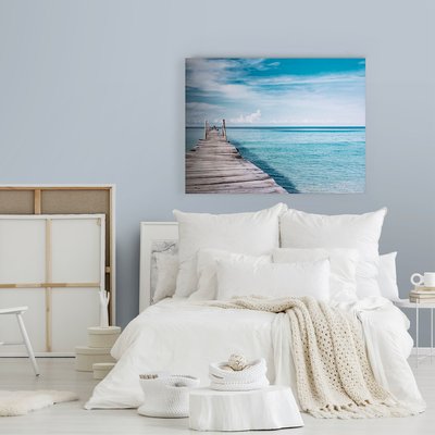 Toile Imprimée Ponton Sur La Mer ART FOR THE HOME
