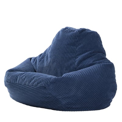 Pouf de salon, velours côtelé, GRANA NORDLYS