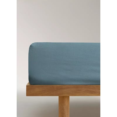 Drap-housse percale de coton lit 90 cm MANGO HOME