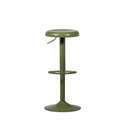 Tabouret de bar réglable en métal H61-81cm- ISAAC WOOOD