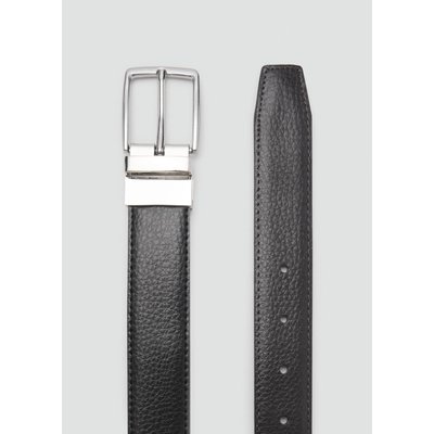 Ceinture réversible cuir grainé MANGO MAN